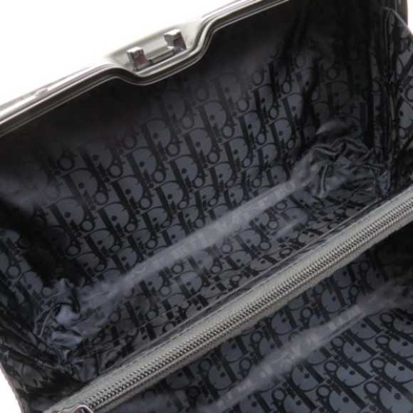 Christian Dior Rimowa Collaboration Limited Travel Bag Handbag Aluminum Black - Picture 10 of 16